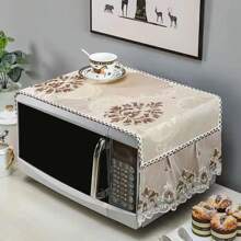 1pc Fabric Microwave Oven Cover, Dust Cover For Oven, Women's Day, Travel Essentials, Wedding Favors, Y2k, Bedroom, Car Accessories Women, Kitchen Decor,Wedding,Y2k,Party - Multicolor - View 4