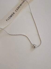 1-Piece, Elegant Heart-Shaped Pendant Necklace For Women To Wear At Wedding Party Events Or As A Gift To Friends