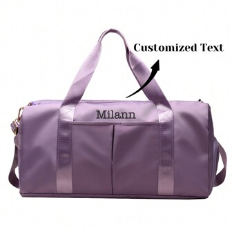 Personalized Name Luggage, Customized Embroidered Name Travel Bag, Mother's Day Gift, Father's Day Gift, Gym Bag, Cute Overnight Bag, Customized Weekend Travel Bag, Travel Bag, Initial Gym Bag, Hospital Bag, Customized Weekend Travel Bag, Travel Bag, Hospital Bag, Hospital Bag, Travel Bag, Overnight Bag, Gift For Her