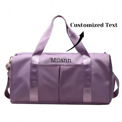 Personalized Name Luggage, Customized Embroidered Name Travel Bag, Mother's Day Gift, Father's Day Gift, Gym Bag, Cute Overnight Bag, Customized Weekend Travel Bag, Travel Bag, Initial Gym Bag, Hospital Bag, Customized Weekend Travel Bag, Travel Bag, Hospital Bag, Hospital Bag, Travel Bag, Overnight Bag, Gift For Her