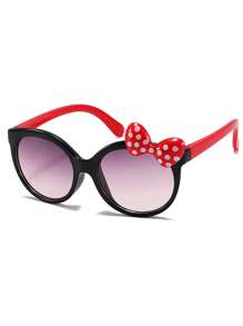 1 pieza Gafas con lazo adorables para niños, aptas para verano, juegos al aire libre, fotografía, uso diario y regalos para fiestas, adecuadas tanto para niños como para niñas - Multicolor - Ver 6