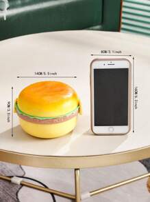 1 hộp đựng cơm trưa hình bánh hamburger đa năng cho học sinh, hộp đựng thực phẩm sáng tạo, cách nhiệt và giữ tươi cho ngoài trời, đám cưới, tiệc tùng, quà tặng, sinh nhật, quà tặng Giáng sinh - Nhiều màu - Xem 3