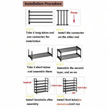 8層簡約鞋架家用鞋櫃多功能儲物架