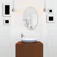 Acrylic Mirror Self-Adhesive Flexible Mirror For Bedroom And Bathroom Wall, Acrylic Soft Mirror - Silver - View 2