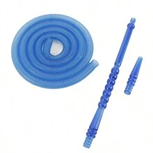 1pc Disposable Plastic Hookah Hose, 1.8m Long - one-size - View 3