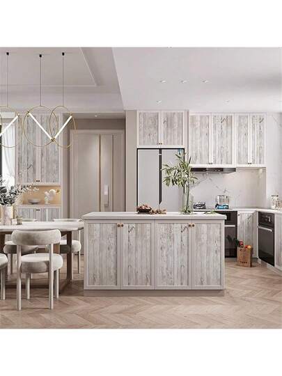 Roll Self Adhesive Wood Grain Contact Paper Peel Stick Wallpaper, Dirt Resistant, Heat Vinyl Waterproof Oil Proof, Perfect ating Kitchen, Living Room Or Background Wall,Renovation Stickers Wand Panels,Wall Paper, Wallpapers, ation Items Refresh Your Home,Rama Birthday Graduation view 6