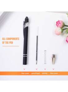 1-120pcs Custom Name Pens, Back To School Supplies For Kids, Personalized Business Engraver Pens Ballpoint, Customized Gel Pens, Customizable Teacher Pens, Stylus Pens For Touch Screens, Retractable Writing Ball Pen, Suitable For Birthday Gifts, Teacher's Day, Back To School Supplies, Daily School, Office, Ideas Gifts For Him/Her, Kids, Friends, Students, Workers, Coworkers, Customized Crafts, Vintage, Home & Living, Christmas Home Atmosphere, Souvenirs, Reusable, Adorable, High-Quality, Office Decor, Elegant Living - Multicolor - View 6