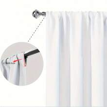 2pcs Red Vertical Striped Print Decorative Curtains, Polyester Material, Suitable For Bedroom, Living Room, Study, Half-Shading Decoration - Red Vertical Stripes - View 6