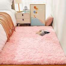 大尺寸矩形絨毯1入，柔軟，舒適並且防滑，適用於客廳/餐廳和臥室家居裝飾，窗台墊，派對和派對小禮品 - 多色 - 查看 25