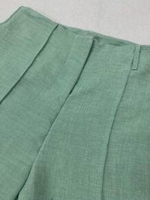 Women Pants - 綠色 - 查看 4