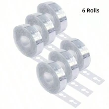 1 卷/6 卷，气球拱门条，更坚固的气球花环条，用于装饰气球领带，用于气球拱门气球花环，适用于复活节生日婚礼派对毕业季派对用品气球配件，圣诞节 - 白色 - 查看 1