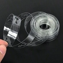 1 卷/6 卷，气球拱门条，更坚固的气球花环条，用于装饰气球领带，用于气球拱门气球花环，适用于复活节生日婚礼派对毕业季派对用品气球配件，圣诞节 - 白色 - 查看 2