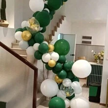 1 卷/6 卷，气球拱门条，更坚固的气球花环条，用于装饰气球领带，用于气球拱门气球花环，适用于复活节生日婚礼派对毕业季派对用品气球配件，圣诞节 - 白色 - 查看 8