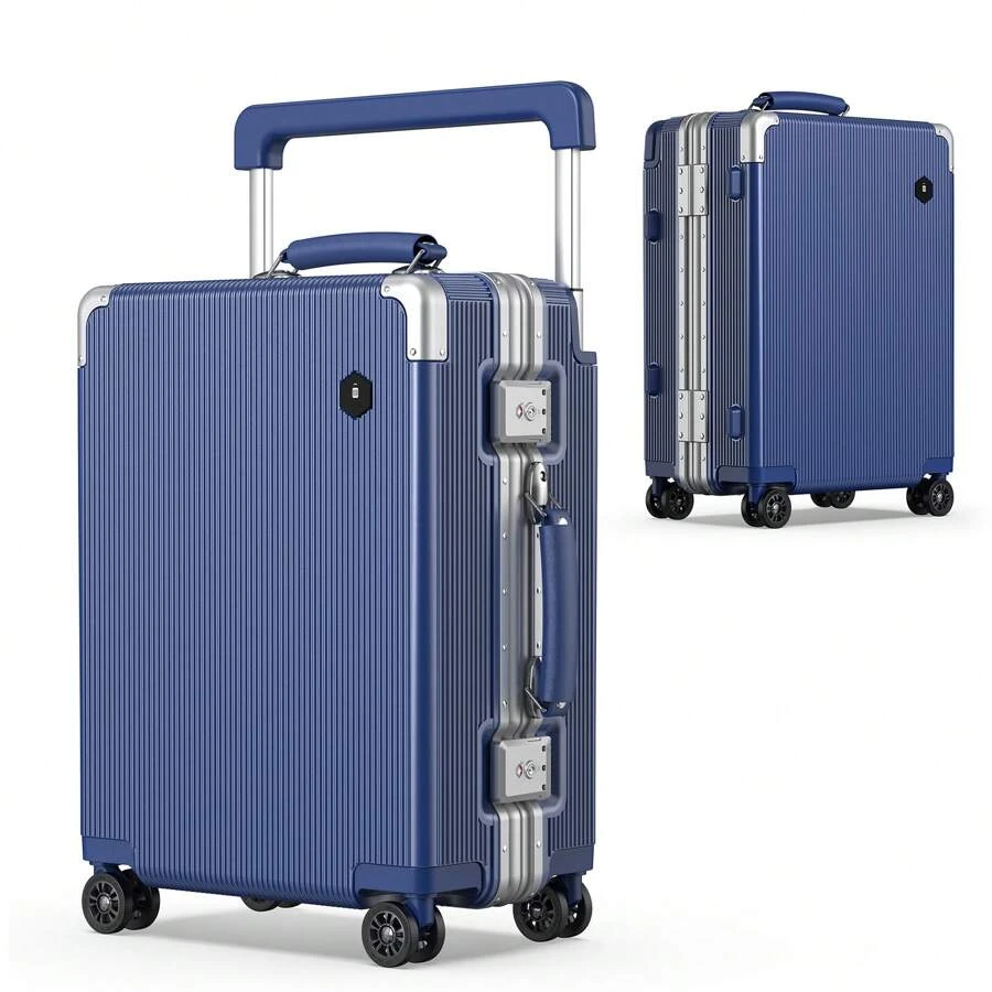 Forum Montreux Coolife Luggage Aluminium Frame Suitcase With Tsa