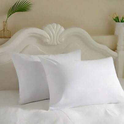 Pack de 2 Almohadas Standard 60 x 40 cm , Incluye 2 Fundas con Cierre, Hipoalergénica, ideal para toda la familia