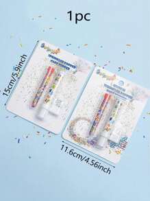 1入糖果煙花蠟燭，彩帶蠟燭蛋糕裝飾，生日派對有趣的彩帶噴射蠟燭蛋糕裝飾! - 彩色 - 查看 2