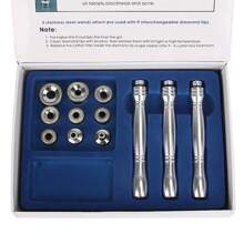 Dispositivo de microdermoabrasión 3 en 1, dispositivo de rejuvenecimiento de la piel con microdermoabrasión de diamante para uso doméstico, facial, equipo de salón de belleza - Blanco - Ver 8