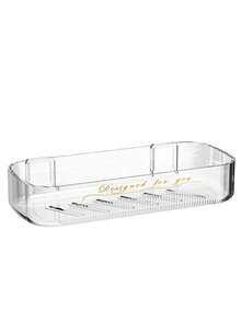 1入浴室收納架，不需鑽孔的化妝品收納組織架，可掛牆，防潮且具排水功能