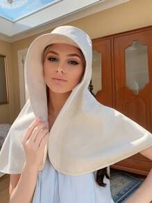 1 件装女士新款太阳帽，带披肩和颈部保护，户外骑行防紫外线渔夫帽 - 遮陽帽 - 查看 13