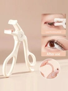 Novo modelador de cílios grande angular, leve e compacto, ideal para uso doméstico e externo. Refil para modelador de cílios, não belisca nem puxa os cílios, ferramenta de maquiagem, modelador de cílios de plástico, com dispositivos para curvar, perfeito para cílios grossos ou rígidos (rosa). O modelador de cílios é usado para curvar e levantar os cílios. Maquiagem, barato, penteadeira, quarto, acessórios de maquiagem, modelador de cílios, barato, lembrancinhas, ferramentas de maquiagem, itens baratos, presentes de Natal.