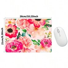 Mouse Pad, Custom Square Mouse Pad With High-Quality Textured Thick Lycra Fabric, Washable, Anti-Slip Rubber Base, Personalized Wireless Mouse Pad For Computer - Multicolor - View 2