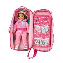 High-Capacity Doll Travel Case, Suitable For 17-18 Inch Girl Dolls, DIY Accessories (Doll Not Included) - Multicolor - View 4