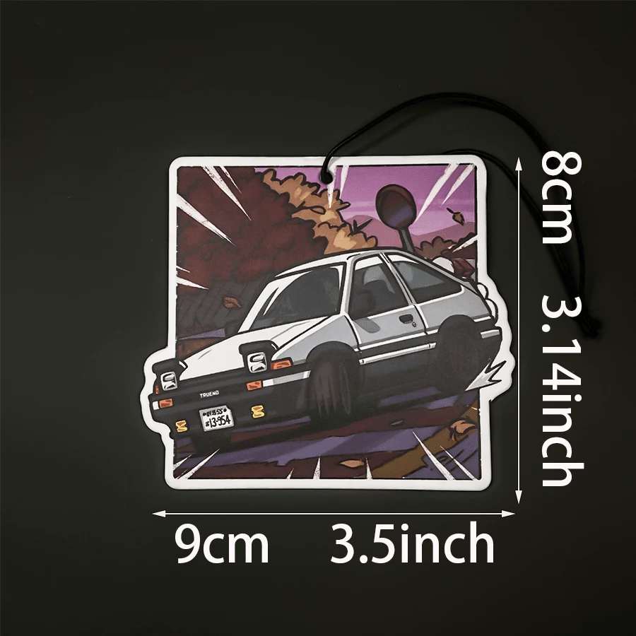 JDM Car Anime AE86 Design Air Fresheners Hanging Rearview Mirror