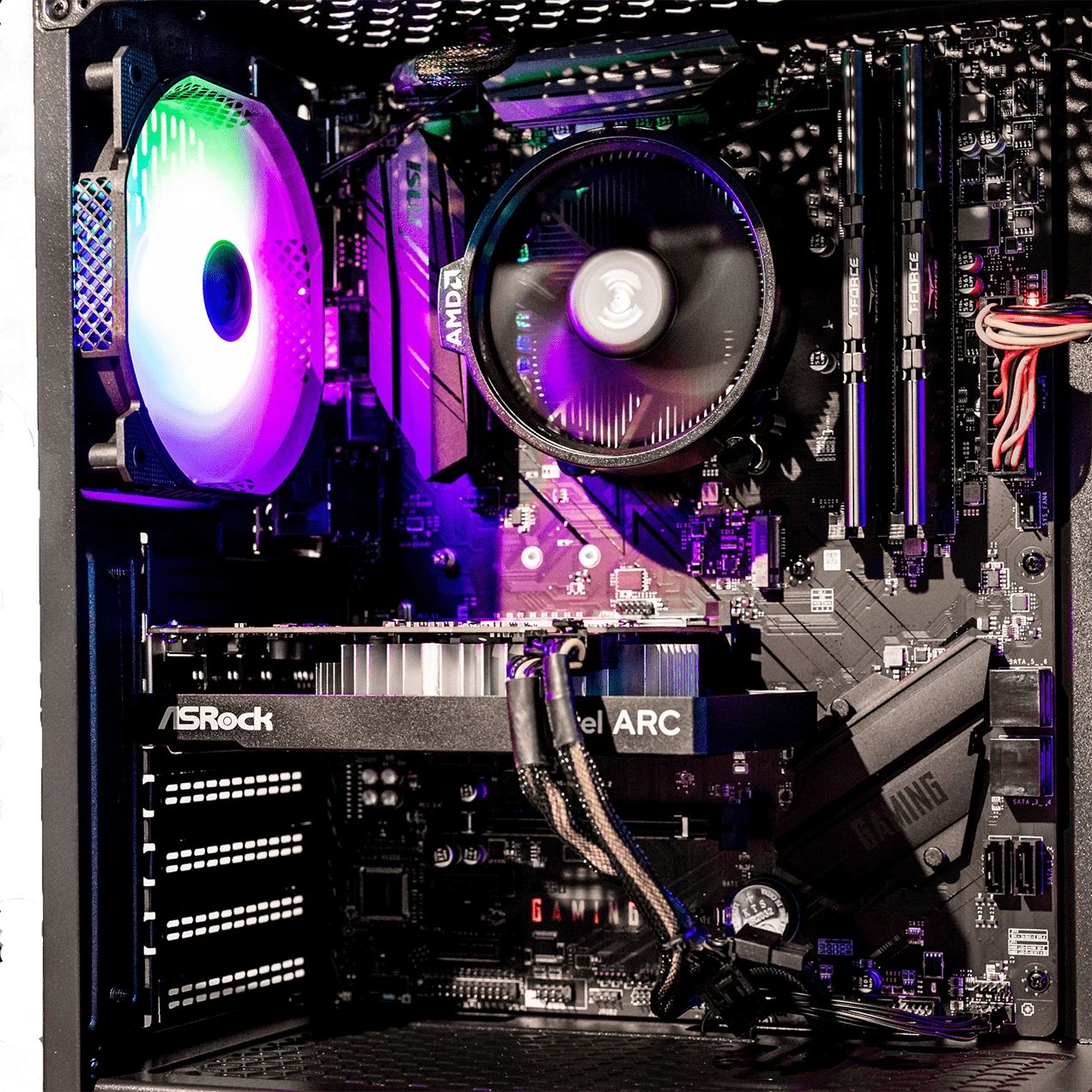 Gigatech Gaming RYZE Series Gaming PC Desktop System Ryzen 5 4500