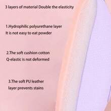 2pcs Mini Thickened Powder Puffs For Concealer And Foundation, Packaged In Box, Can Be Used Wet Or Dry, Air Cushion Puff - Multicolor - View 4