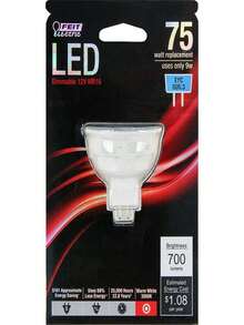 Feit Electric 3008691 MR16 GU5.3 Warm White 75 Watt Equivalence LED Bulb - White - View 1