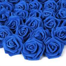 10 piezas de Flores de espuma artificial de 7 cm de diámetro para decoración de fiesta DIY