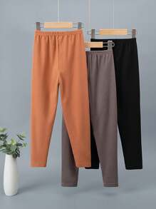 Set Of 3 Young Boys' Thermal Underwear Bottoms For Autumn/Winter