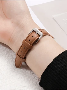 1pc Watch Band Men Women Fashion Leather Strap Compatible With Apple Watch Band 8 45mm 44mm 38mm 40mm 41mm 42mm 49mm Sport Smart Watch Bracelet Wristband For Series/Ultra/SE/9/7/6/5/4/3/2/1,Fashion Apple Watch Bands,Smart Watch Strap Compatible With Apple Watch Band,Bracelet Apple Watchband,Apple Watch Strap Accessories