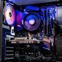 Gigatech Gaming Apollo 5 Gaming PC Desktop - AMD Ryzen 5 5500 4.2GHz 6-Core, NVIDIA RTX 3050 GPU Graphics Card, 16gb DDR4 3200MHz, 512GB SSD, RGB, Windows 11, Wi-Fi, Mouse + Keyboard Bundle - 美規B型插(110-127V) - 查看 5
