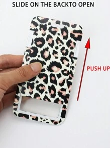 1pc Leopard Print ID Card Holder With Metal Clasp Detachable Lanyard, Ideal For Women, Teachers, Students And Employees, Stylish Brown Leopard Print Car Accessories Bag Charm Backpack For School Letter Cute Goth Y2k Christmas Gift Ideas Bag Accessories Lanyards With Id Holder Car Accessories Bag Charms Car Friend Sister - Brown - View 7