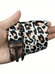 1pc Leopard Print ID Card Holder With Metal Clasp Detachable Lanyard, Ideal For Women, Teachers, Students And Employees, Stylish Brown Leopard Print Car Accessories Bag Charm Backpack For School Letter Cute Goth Y2k Christmas Gift Ideas Bag Accessories Lanyards With Id Holder Car Accessories Bag Charms Car Friend Sister - Brown - View 9