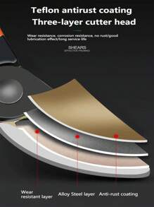 1 件专业钛旁路修枝剪 - 超级锋利优质园艺剪、园艺用修枝剪、园艺用树木修剪器、园艺剪刀、重型手动修枝剪、园林工具、园艺工具 - 彩色 - 查看 11