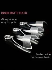 240 Pcs Diy Easy Half Matte Half Cover Almond Shaped False Nails, Multi-Angle Display Acrylic Nail Tips, Thinner Edge For Natural Fit, Thicker Front For Durability Press On Nails Nail Supplies Nails