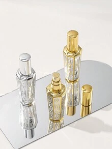 1入組/2入組15ml款式香水噴霧器樣品瓶，高級玻璃材質，金色或銀色，噴霧細膩，方便攜帶 - 彩色 - 查看 2