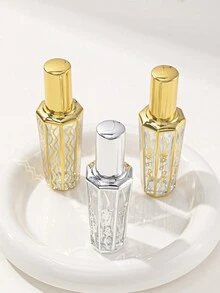 1入組/2入組15ml款式香水噴霧器樣品瓶，高級玻璃材質，金色或銀色，噴霧細膩，方便攜帶 - 彩色 - 查看 4