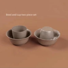 Một Thìa, Một Bát, Bộ Dao Kéo Rơm Lúa Mì Bằng Nhựa Nhà Bếp, Đĩa Ăn Tối, Đĩa Tráng Miệng, Bát Ngũ Cốc, Cốc, Bộ Dao Kéo Cắm Trại Ngoài Trời Bằng Nhựa Nhiều Màu Sắc Không Thể Phá Hủy - Nhiều màu - Xem 14