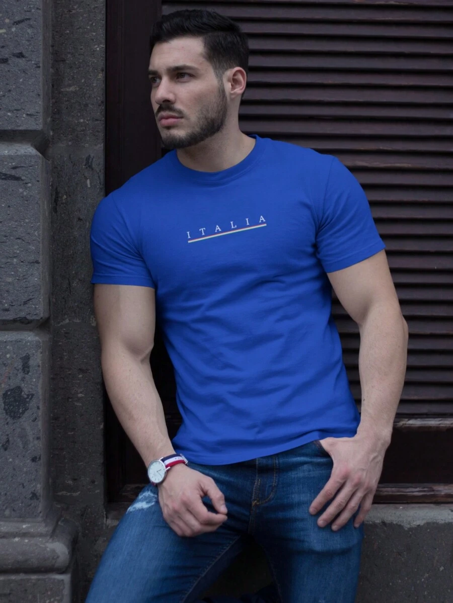 Men T-Shirts - Xanh đậm - Xem 1