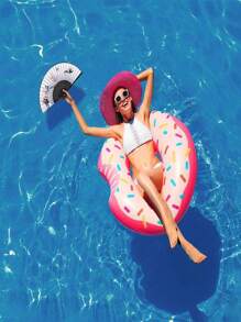 10 Abanicos de Bambu y Papel 100 % Ecológico