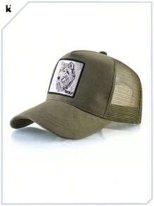 KKISSBAOBEI 1 chiếc mũ bóng chày thêu hình động vật có thể điều chỉnh thoáng khí dành cho cả nam và nữ, thích hợp sử dụng hàng ngày và chơi thể thao - Nhiều màu - Xem 19