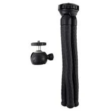 PULUZ Trípode flexible en forma de pulpo mini con soporte de bola, compatible con cámaras DSLR, GoPro, smartphones - Negro - Ver 9