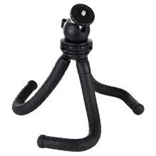 PULUZ Trípode flexible en forma de pulpo mini con soporte de bola, compatible con cámaras DSLR, GoPro, smartphones - Negro - Ver 2