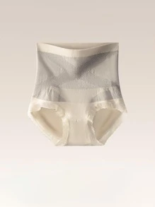 1 Piece Women's High Waist Breathable Shapewear, Suitable For Postpartum Hip Shapewear, Waist Control, Underwear - All-Day Shapewear(Some Styles Are Random)(The Two Styles Of The Underwear Edges Will Be Shipped Randomly)