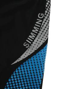 Latest High-Quality Men's Athletic Swim Trunks, Square Cut Swimming Briefs With High Elasticity,Hawaiian