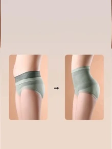 1 Piece Women's High Waist Breathable Shapewear, Suitable For Postpartum Hip Shapewear, Waist Control, Underwear - All-Day Shapewear(Some Styles Are Random)(The Two Styles Of The Underwear Edges Will Be Shipped Randomly)