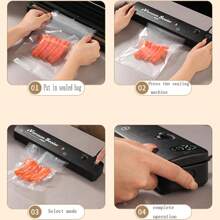Kitchen Plastic Sealer & Sealing Machine - Black - View 6